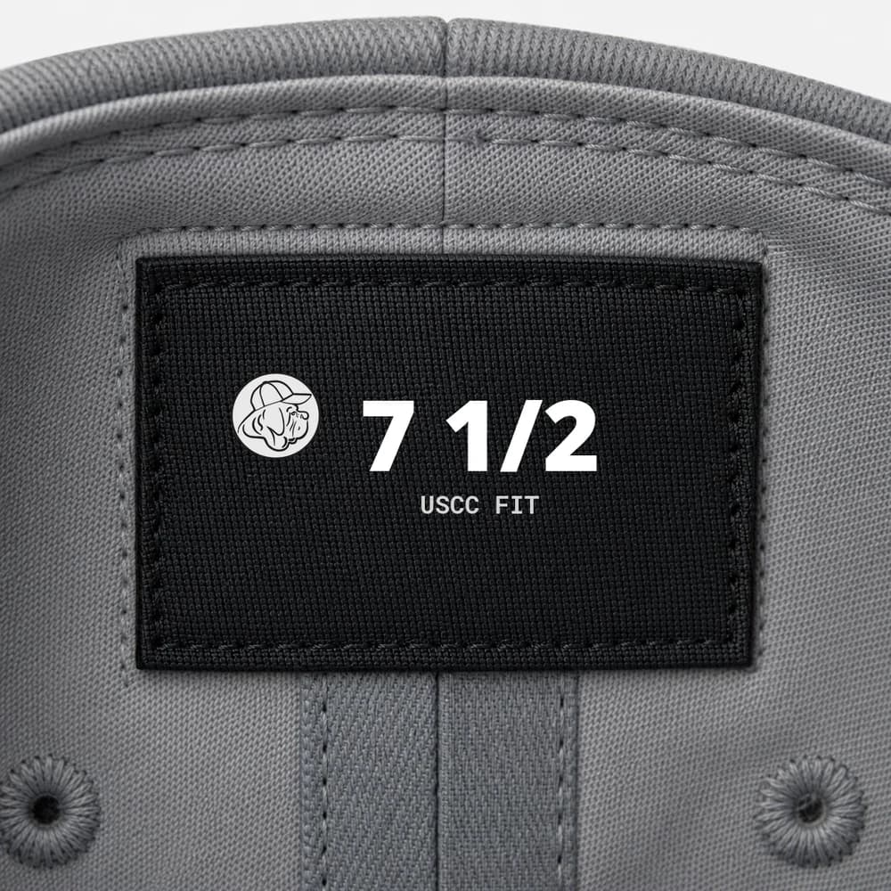 US Custom Caps size label add-on